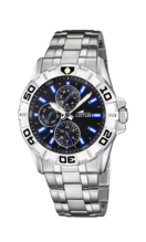 Orologio Lotus Uomo 18831 | Analógico Quarzo | Cassa Acciaio E Cinturino Metallo | Quadrante Nero Cronografo