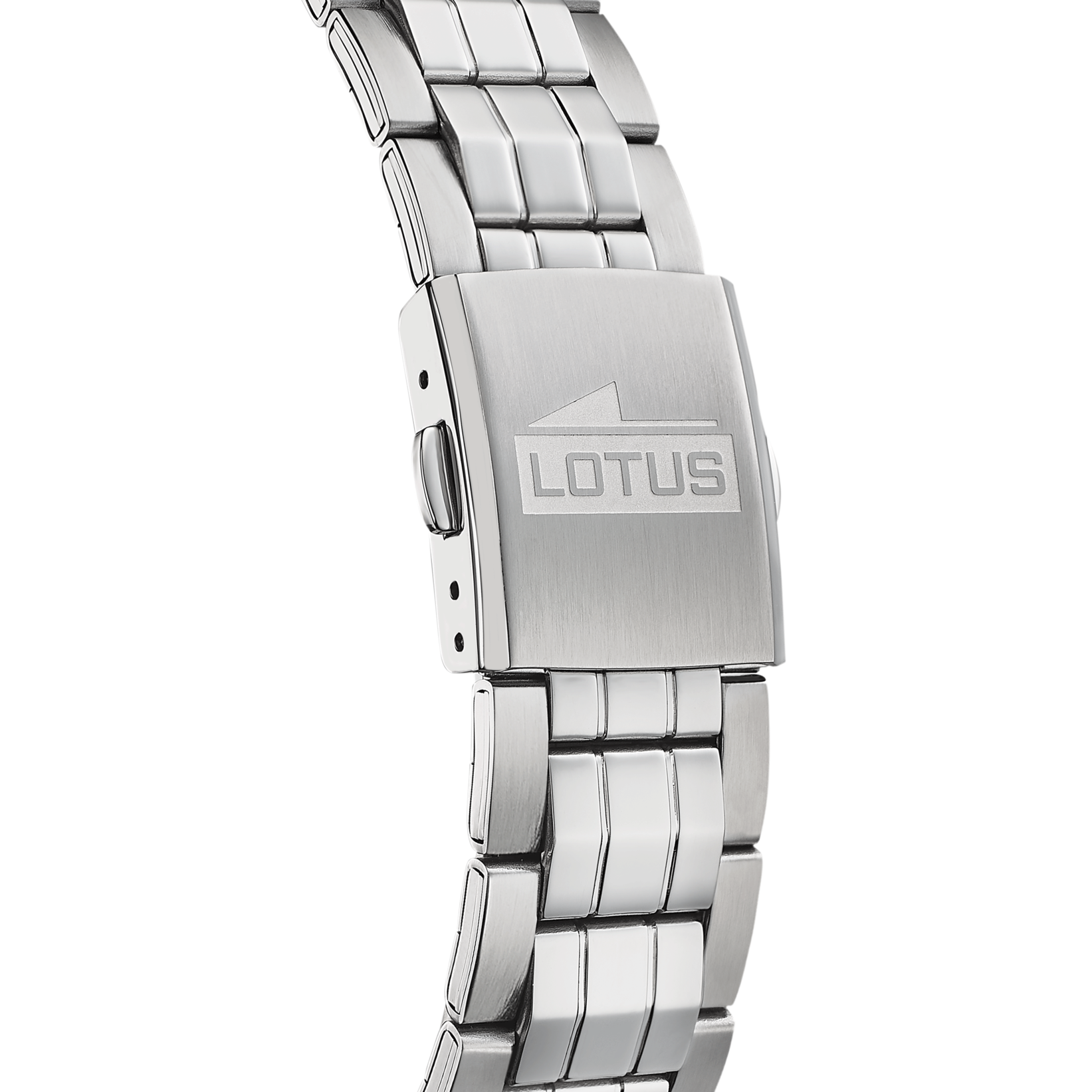 Lotus Orologio Uomo 18688/6 Cronografo – Cassa E Cinturino In Acciaio Inox 316L Argento – Quadrante Nero