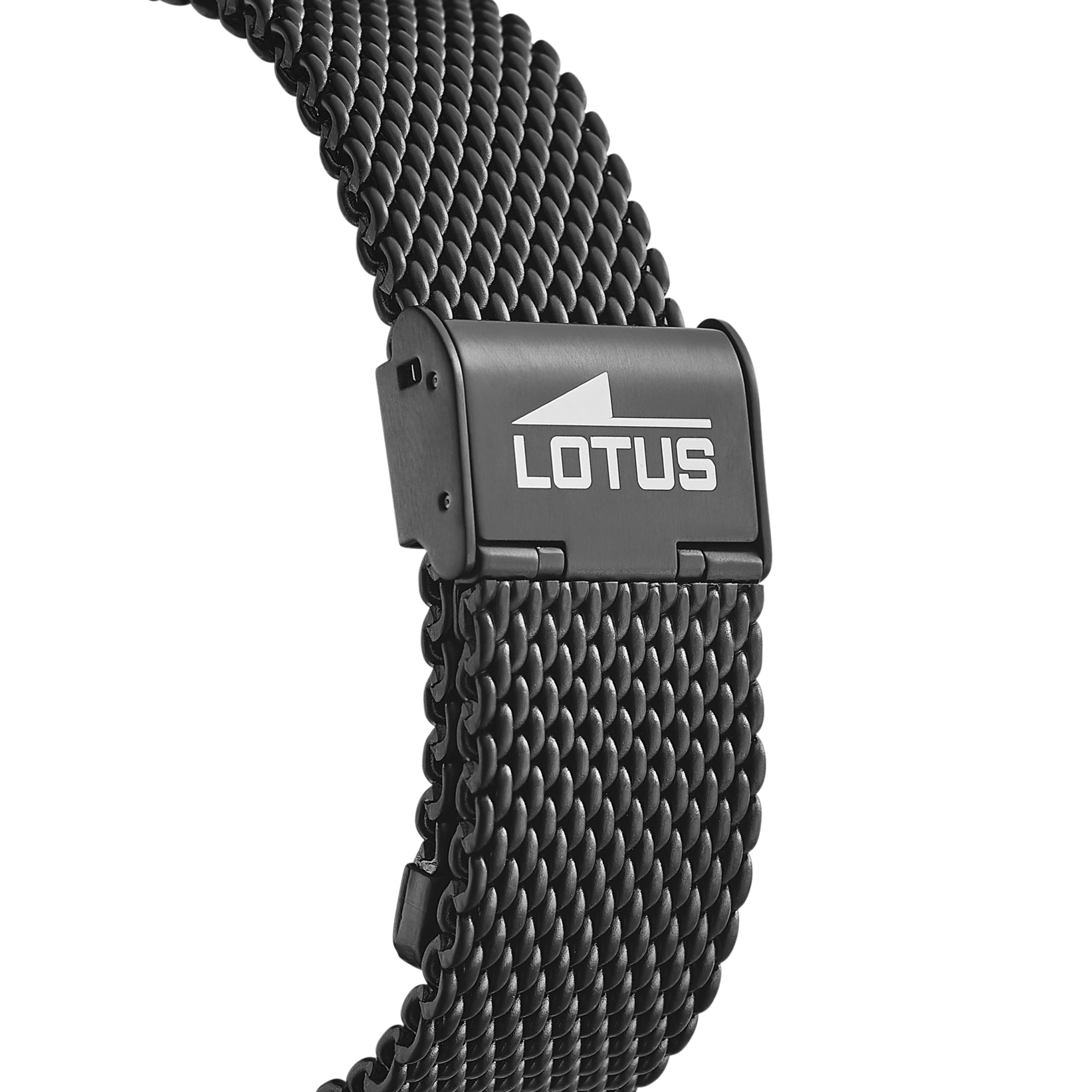 LOTUS MEN'S BLACK STAINLESS STEEL WATCH BRACELET 18700/2