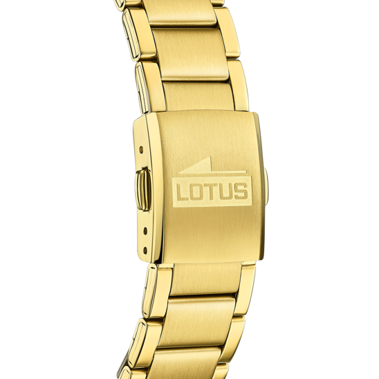 LOTUS HEREN CHAMPAGNE MINIMALIST STAAL HORLOGE ARMBAND 15955/2