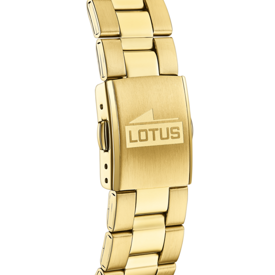 LOTUS MEN'S GOLDEN MINIMALIST STAINLESS STEEL WATCH BRACELET 18153/2