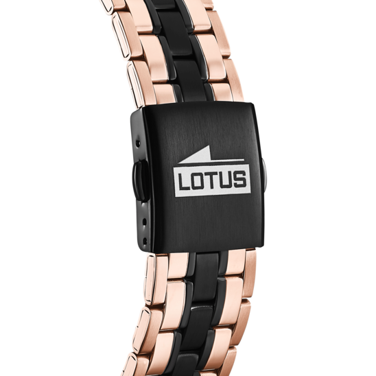 MONTRE LOTUS 18204/1 ROSÉ, BRACELET EN ACIER, HOMME