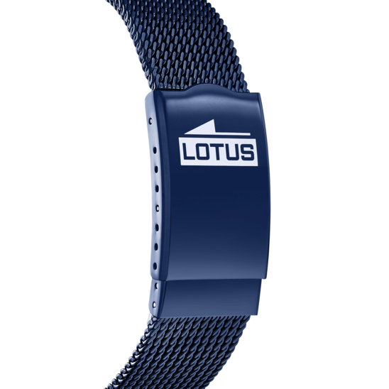 LOTUS MEN S BLUE MINIMALIST STAINLESS STEEL WATCH BRACELET 18638 1