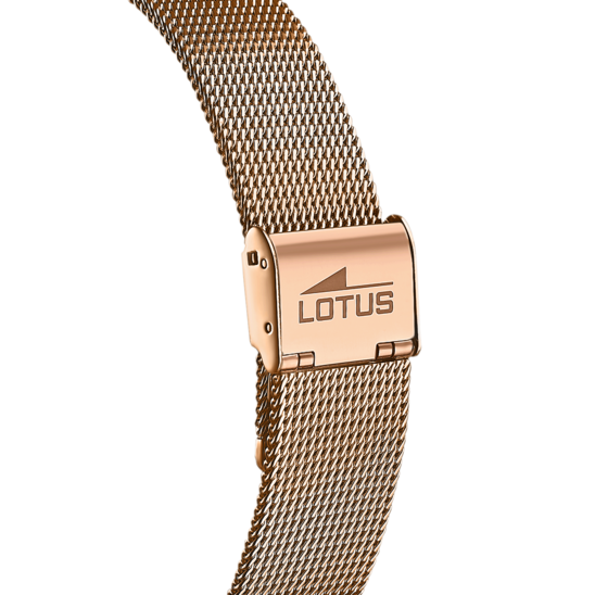 LOTUS DAMES ZWART SMART CASUAL STAAL HORLOGE ARMBAND 18730/2