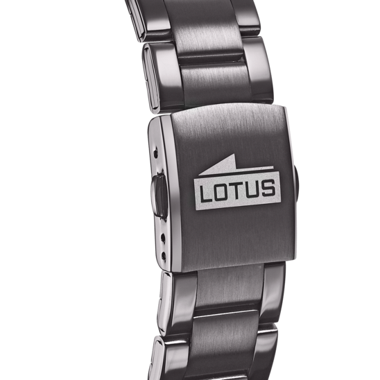 LOTUS MEN\'S GREY STAINLESS STEEL WATCH BRACELET 18807/1