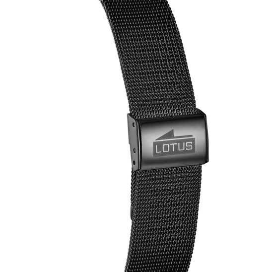 RELÓGIO LOTUS 18817/1 PRETO PULSERA DE 316L DE AÇO INOXIDÁVEL, HOMEM