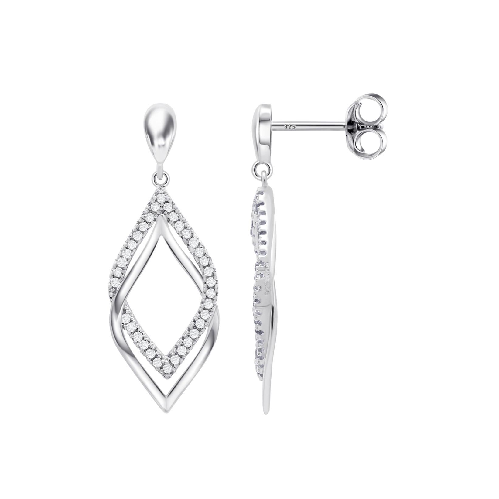 LOTUS SILVER Orecchini LP1791-4/2 Pure Essential Argento Donna