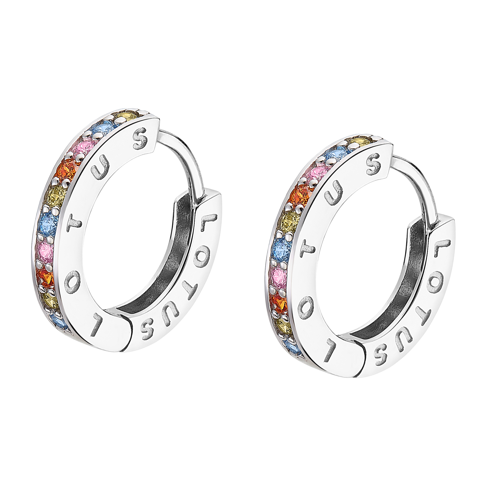 LOTUS SILVER Orecchini A Cerchio Donna LP1885-4/5 - Argento 925 Con Chiusura A Pressione