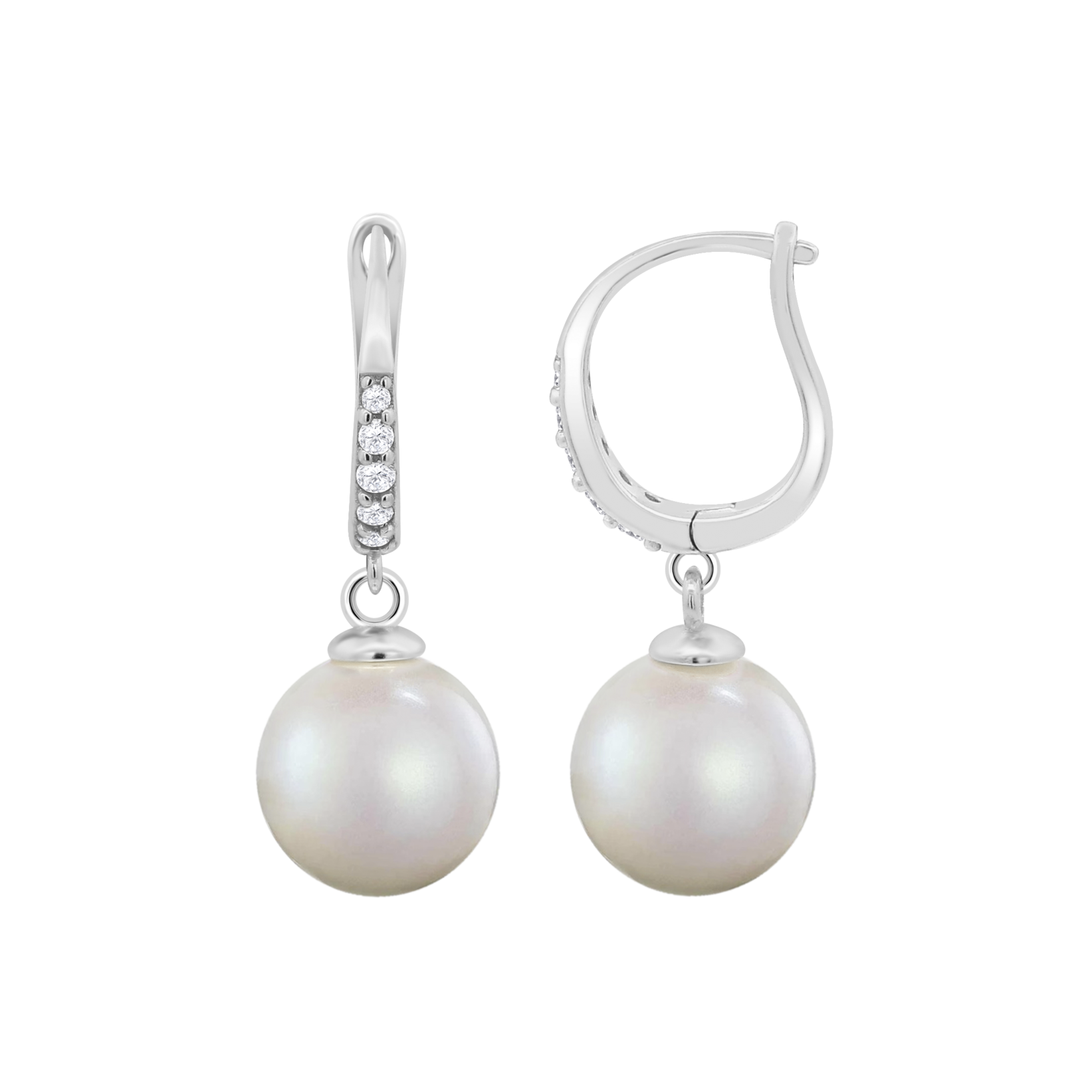 Lotus Silver Orecchini A Perla Bianca Per Donna - Modello LP3318-4/1, Gioielli Quotidiani In Metallo Non Prezioso - 2