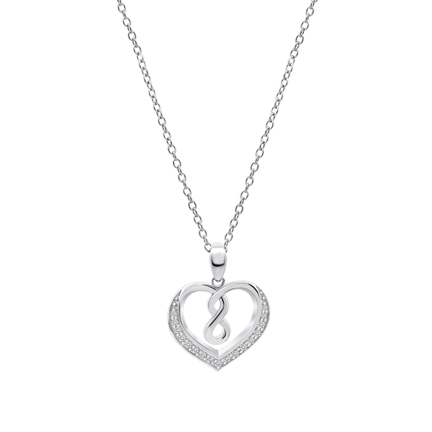 COLLAR CORAZÓN LOTUS SILVER MOMENTS LP3580-1/1 PLATA, MUJER