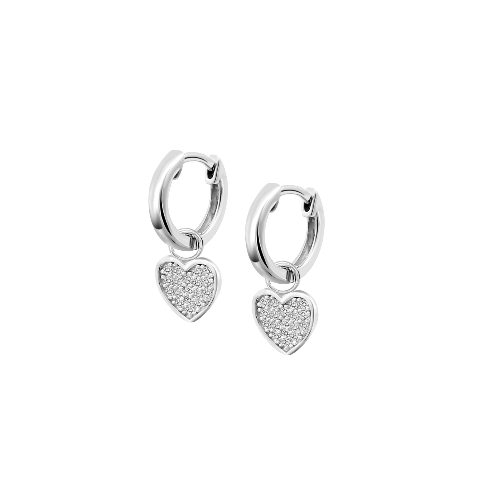 【STONEHENgE】Luv-it〜Silver Heart Planet Earrings F0464 STONEHENgE】Luv-it〜Silver Heart Planet Earrings F0464
