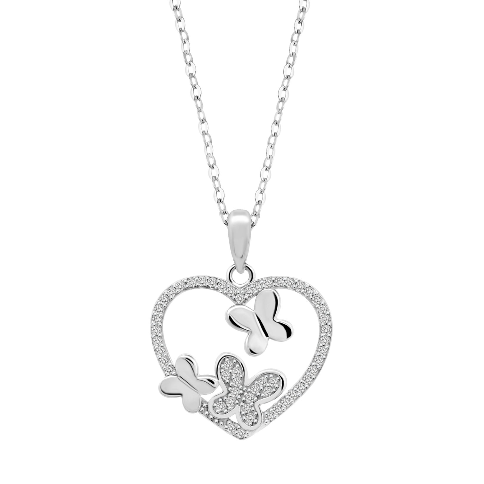 COLLAR CORAZÓN LOTUS SILVER MOMENTS LP3617-1/1 PLATA, MUJER