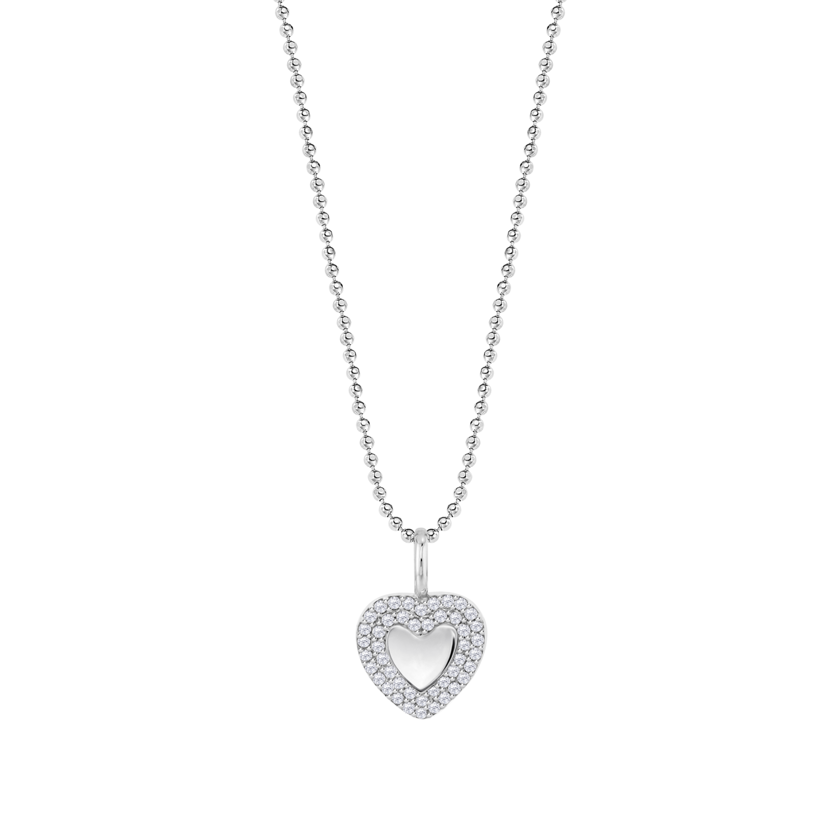Collana Lotus LP1991-1/1: Un Momento di Pura Luce in Argento 925