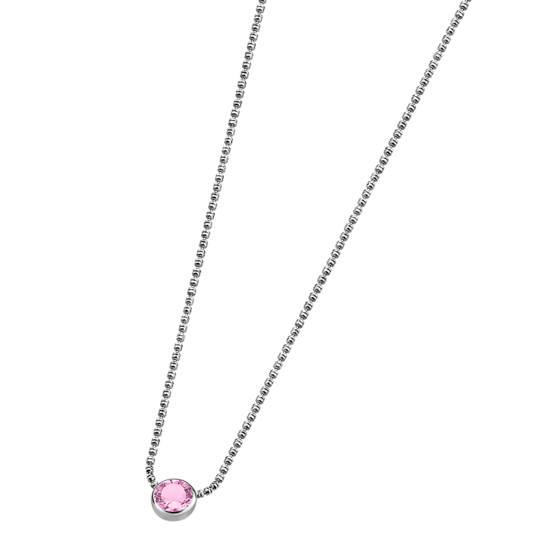 COLLAR LOTUS SILVER LP1272-1/7 PLATA, MUJER