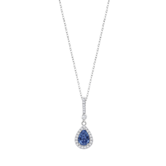 Collar Lotus Silver Glam Lp1592-1/7 Plata, Mujer