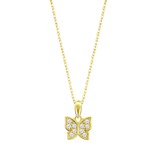 Collar Mariposa Lotus Silver Lp3051-1/2 Plata, Mujer