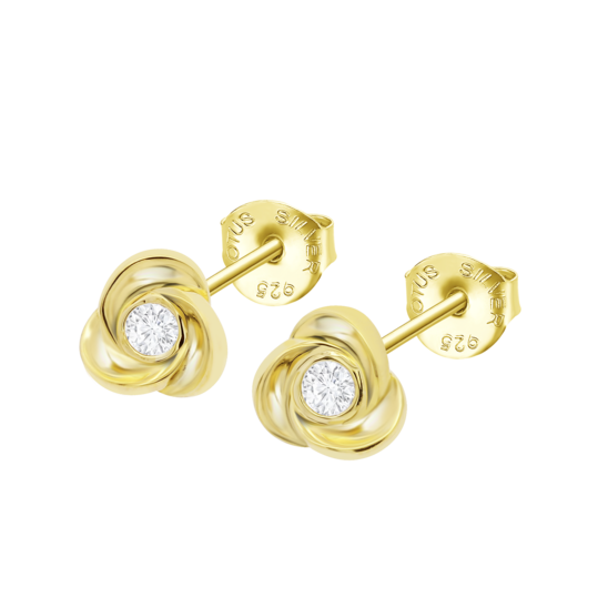 Pendientes Flor Lotus Silver Lp3059-4/2 Plata, Mujer
