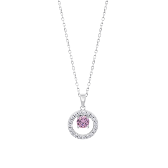 Collar Geométrico Lotus Silver Beyond Classics Lp3080-1/3 Plata, Mujer