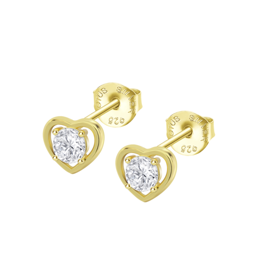 Pendientes Corazón Lotus Silver Lp3092-4/2 Plata, Mujer