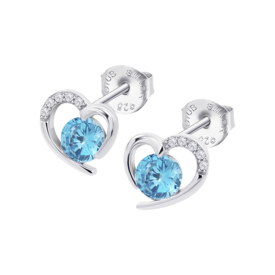 lotus PENDIENTES CORAZÓN LOTUS SILVER COLORS LP3106-4/3 PLATA