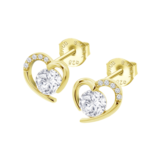 Pendientes Corazón Lotus Silver Lp3106-4/4 Plata, Mujer