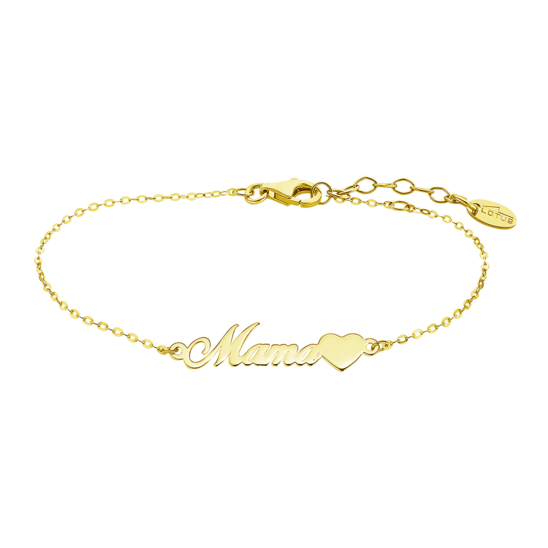 Pulsera Mamá Lotus Silver Mother's Love Lp3234-2/2 Plata, Mujer