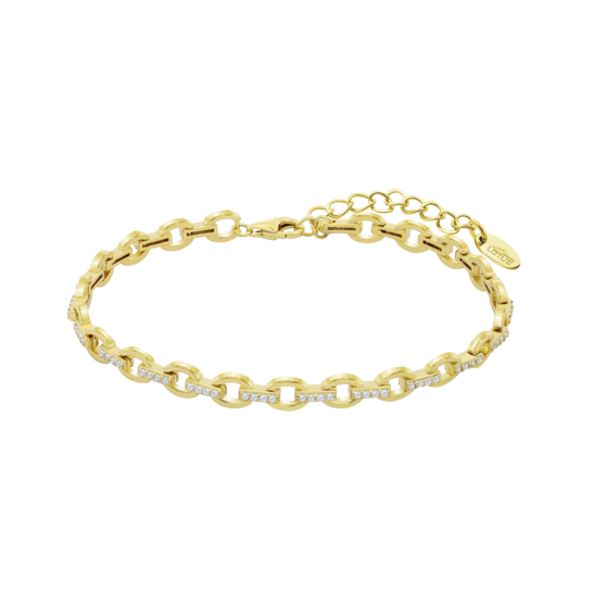 Pulsera Cadena Lotus Silver Lp3306-2/2 Plata, Mujer