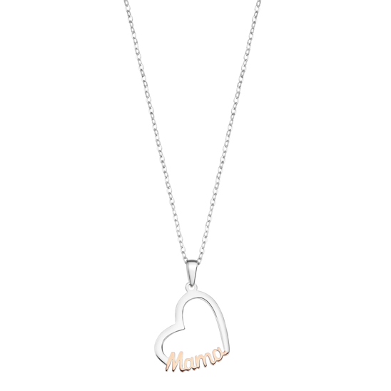 Collar Corazón Lotus Silver Lp3403-1/1 Plata, Mujer