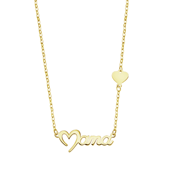 Collar Mamá Lotus Silver Mother's Love Lp3405-1/2 Plata, Mujer