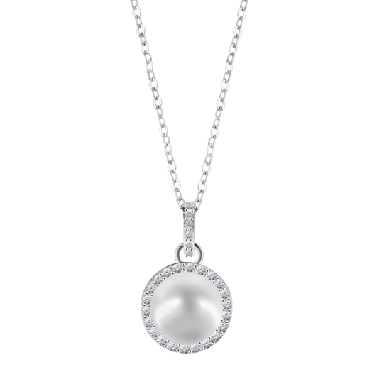 Collar Lotus Silver Pearls Lp3480-1/1 Plata, Mujer