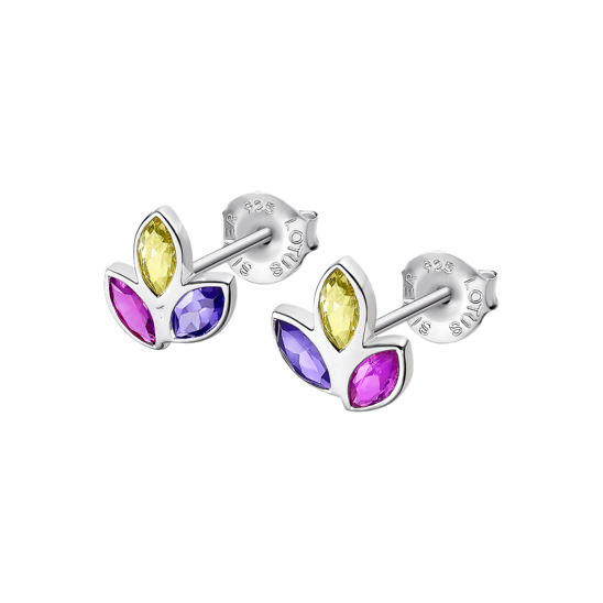Pendientes Naturaleza Lotus Silver It Girl Lp3524-4/1 Plata, Mujer