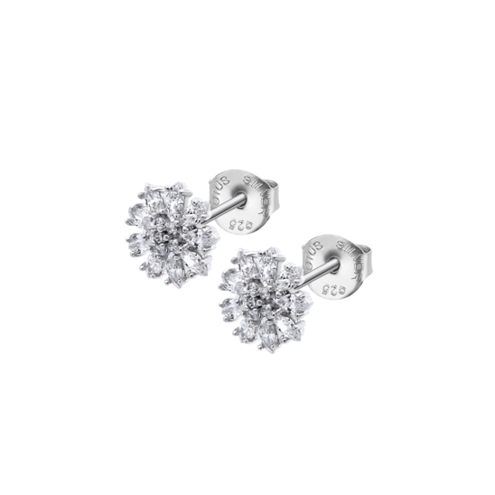 Pendientes Flor Lotus Silver Sinfos Lp3560-4/1 Plata, Mujer