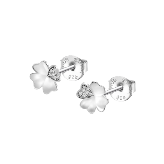 Pendientes Trébol Lotus Silver Mystic Lp3599-4/1 Plata, Mujer