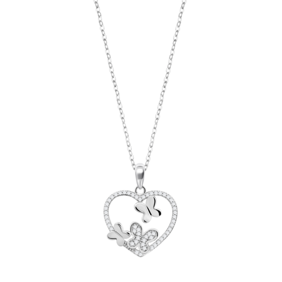 Collar Corazón Lotus Silver Moments Lp3617-1/1 Plata, Mujer