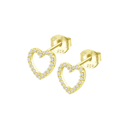Pendientes Corazón Lotus Silver Lp3670-4/3 Plata, Mujer