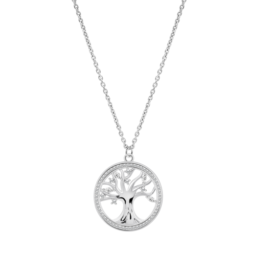 Collar Arbol Vida Lotus Silver Lp3708-1/1 Plata, Mujer