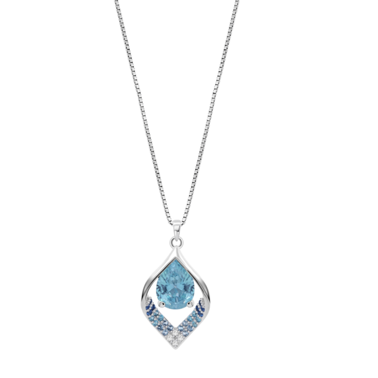Collar Lotus Silver Colors Lp3711-1/4 Plata, Mujer