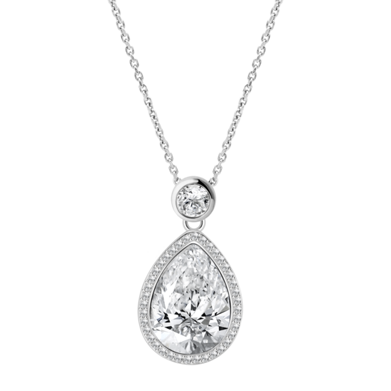 Collar Lotus Silver Pure Essential Lp3713-1/1 Plata, Mujer