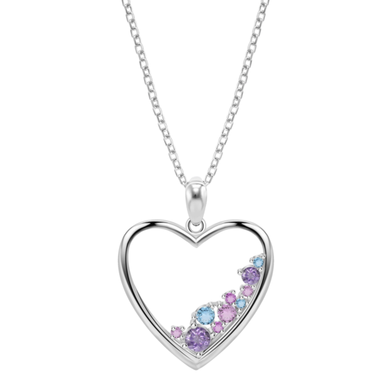 COLLAR CORAZÓN LOTUS SILVER LP3720-1/1 PLATA, MUJER