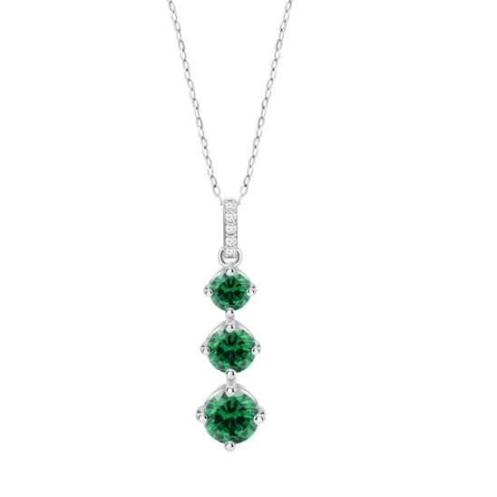 Collar Lotus Silver Colors Lp3785-1/3 Plata, Mujer