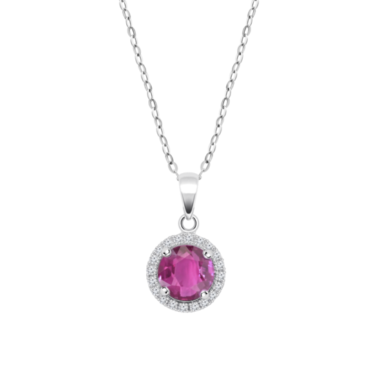 Collar Lotus Silver Colors Lp3790-1/2 Plata, Mujer