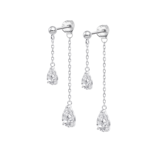 Pendientes Lotus Silver Lp3800-4/1 Plata, Mujer