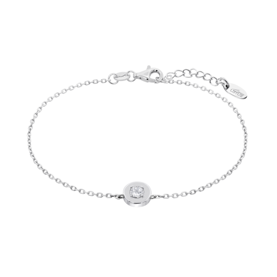 Pulsera Geométrico Lotus Silver Lp3850-2/1 Plata, Mujer