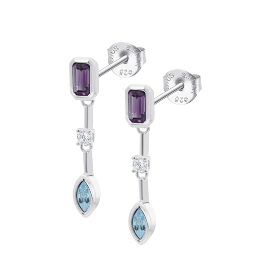 Pendientes Lotus Silver Lp3882-4/1 Plata, Mujer