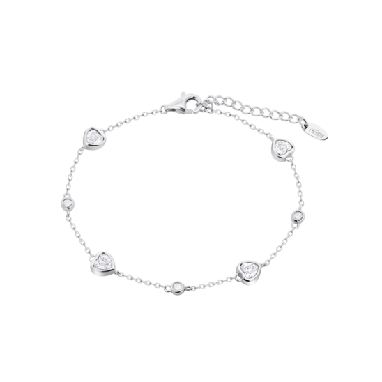 Pulsera Corazón Lotus Silver Moments Lp3925-2/1 Plata, Mujer