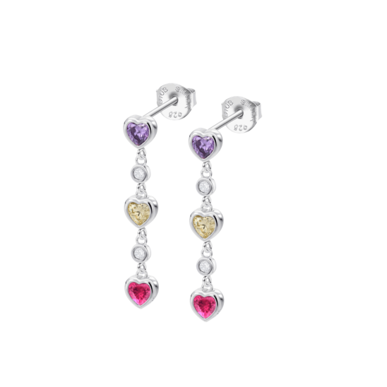 Pendientes Corazón Lotus Silver Moments Lp3925-4/2 Plata, Mujer