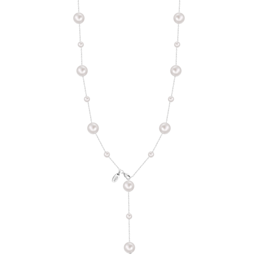 Collar Naturaleza Lotus Silver Pearls Lp3930-1/1 Plata, Mujer
