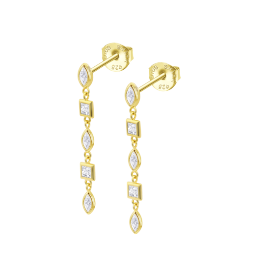 Pendientes Flor Lotus Silver Glam Lp3934-4/2 Plata, Mujer