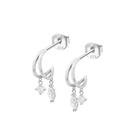 Pendientes Lotus Silver Trendy Lp3935-4/1 Plata, Mujer