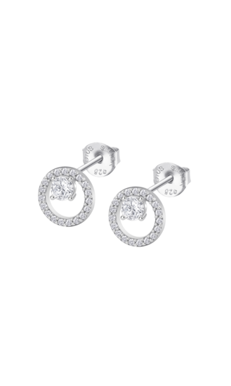 Elements Silver Orecchini A Perno Donna Argento 925 Con Pietra – AZ-E5563 – Regalo In Scatola